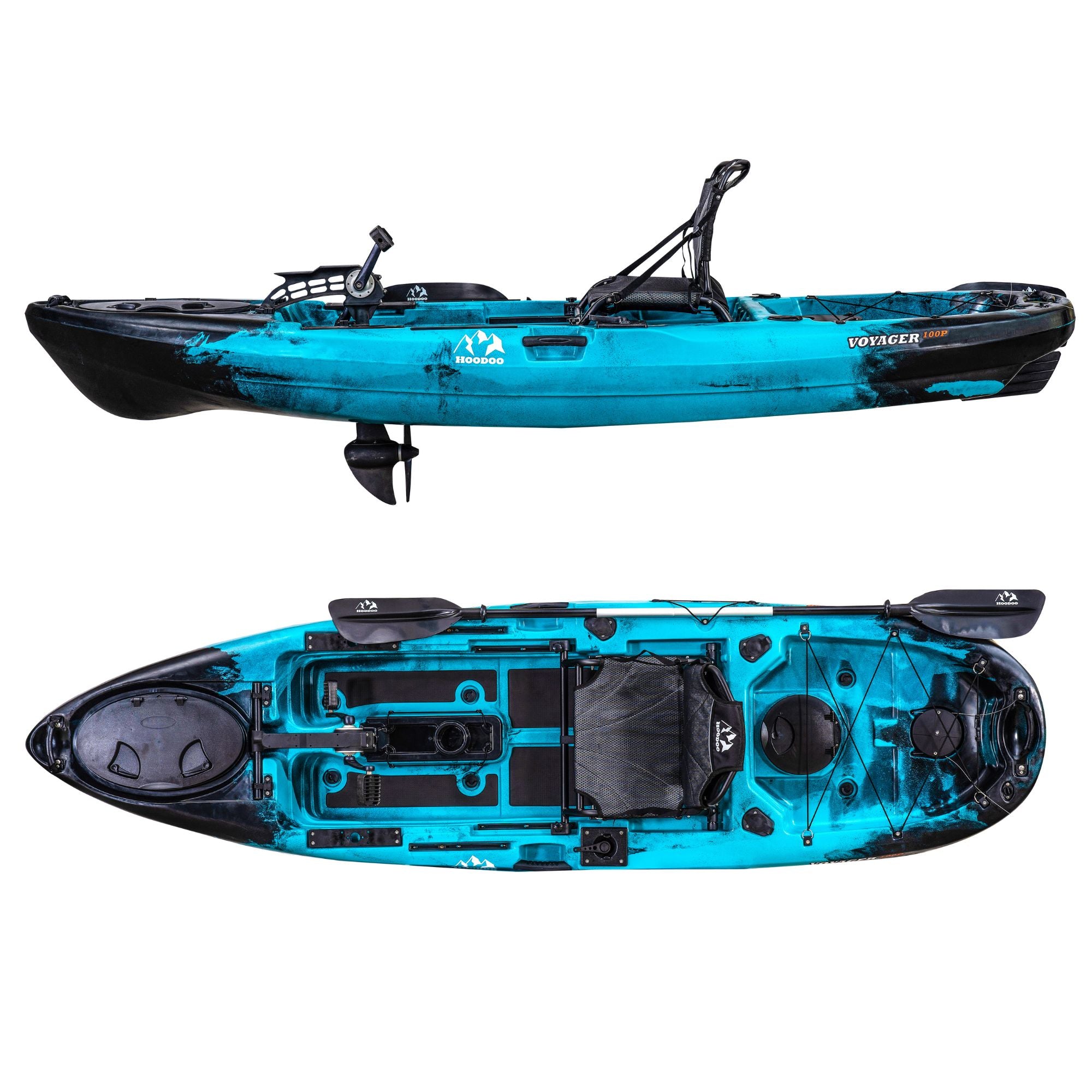 Pedal-powered kayak offers serious fishing platform