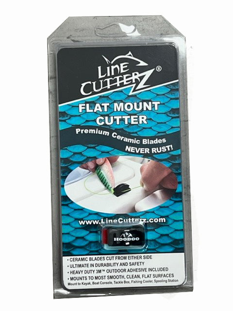 LINE CUTTERZ CERAMIC BLADE PEEL & STICK FLAT MOUNTABLE FISHING LINE CU –  Hook and Arrow