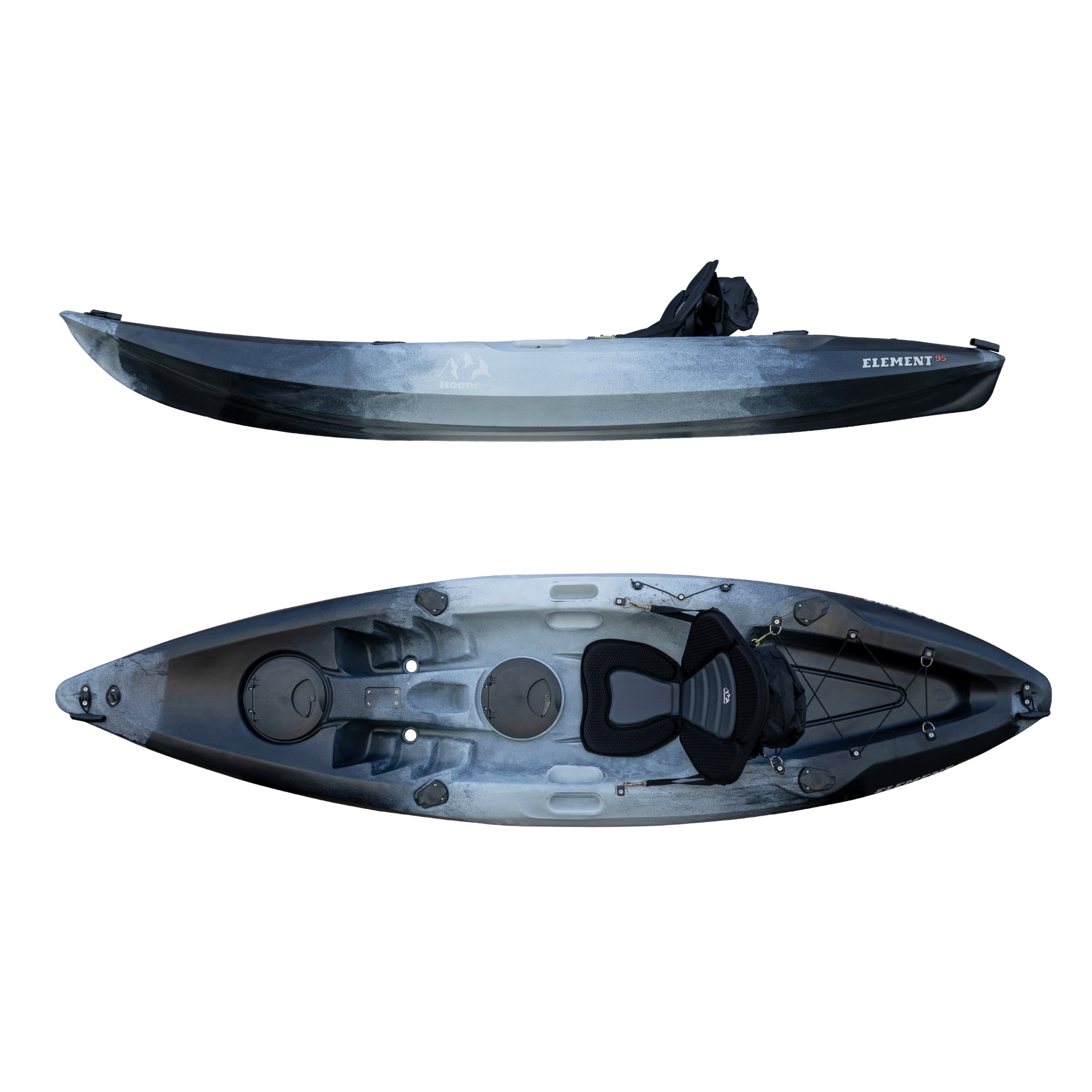 Buy gray-mist Hoodoo Element 95 Sit On Top Kayak