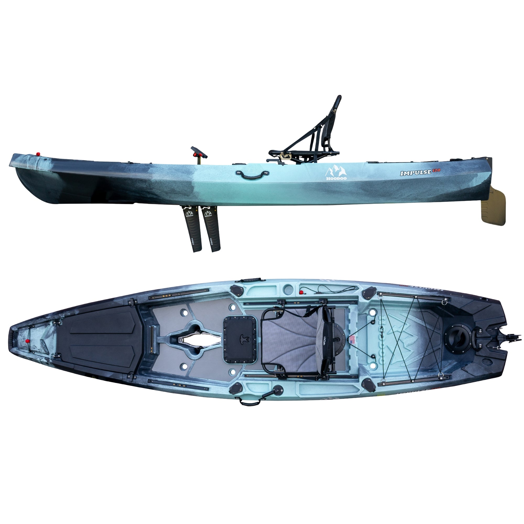 Buy seamist Hoodoo Impulse 120 Fin Drive Kayak