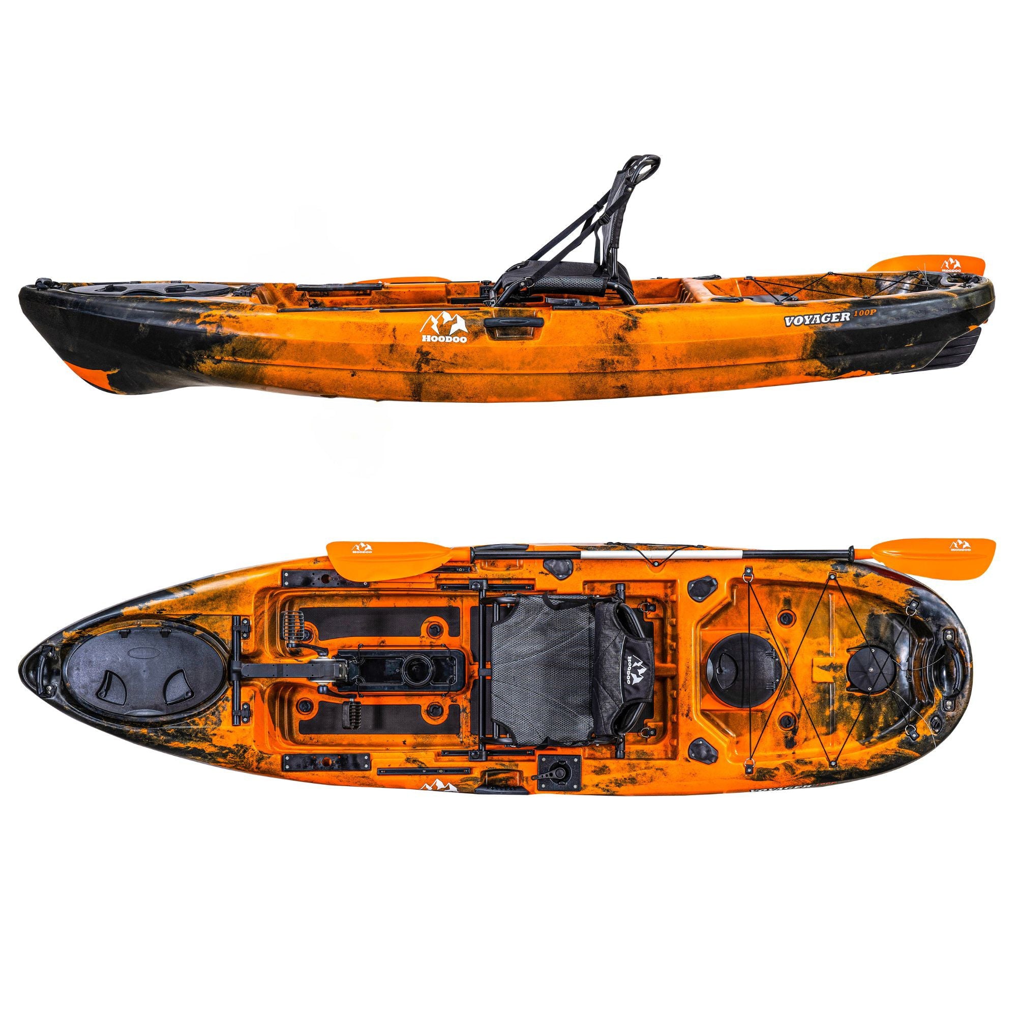 Buy molten-lava Hoodoo Voyager 100P Pedal Drive Kayak