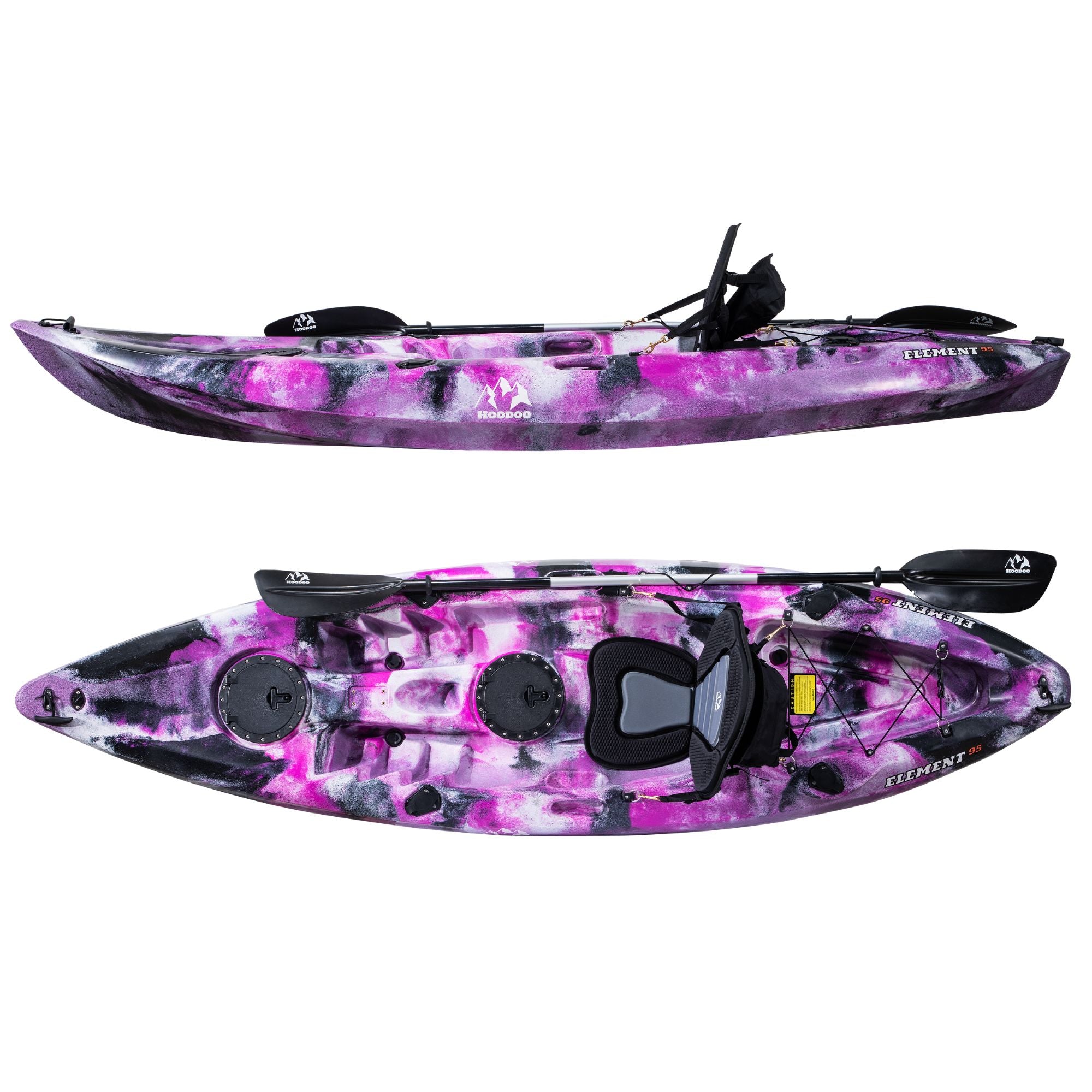 Polyethylene Pink Single Sit on Top Fishing Kayak with Trolley Accessories  - China Fishing Kayak and Kayak for Sale price