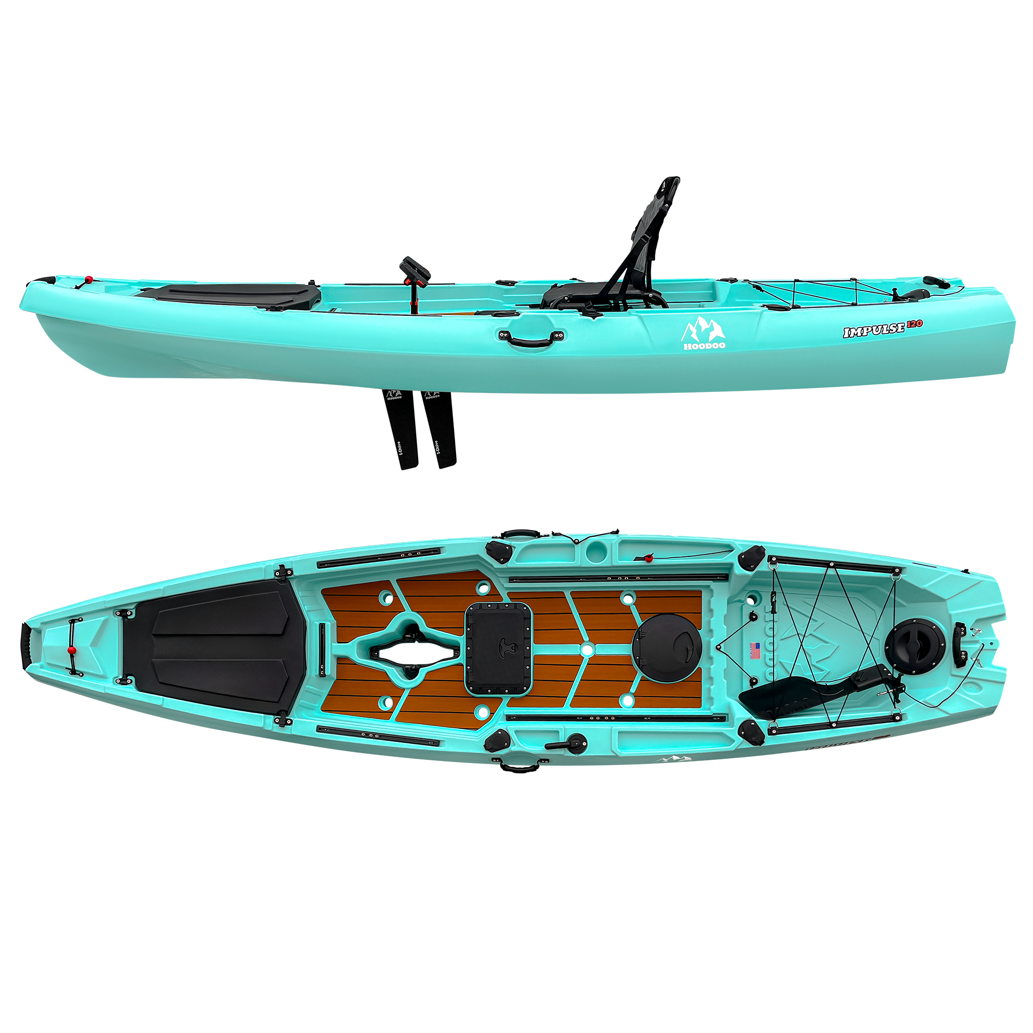 Hoodoo Impulse 120 Fin Drive Kayak