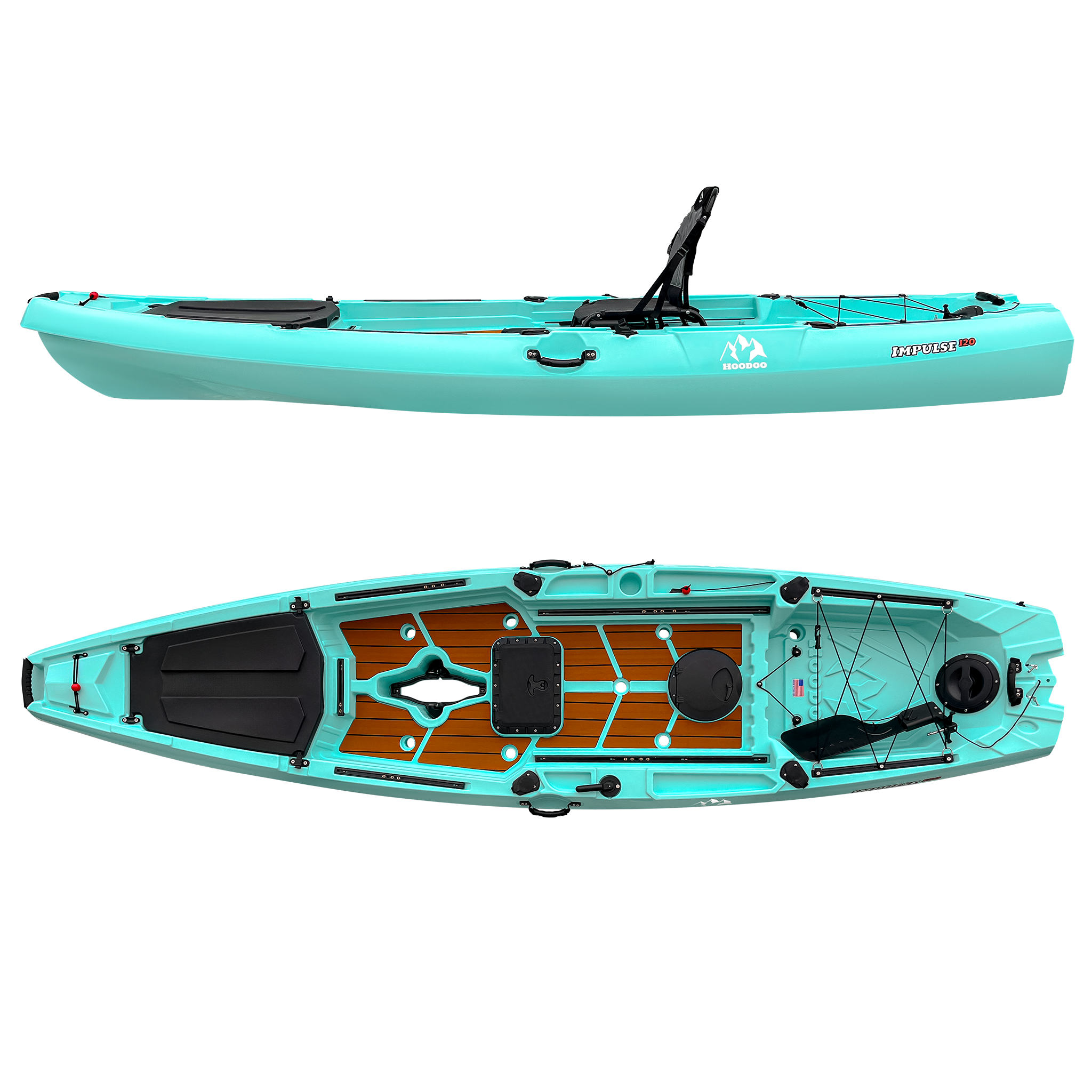 Hoodoo Impulse 120 Fin Drive Kayak