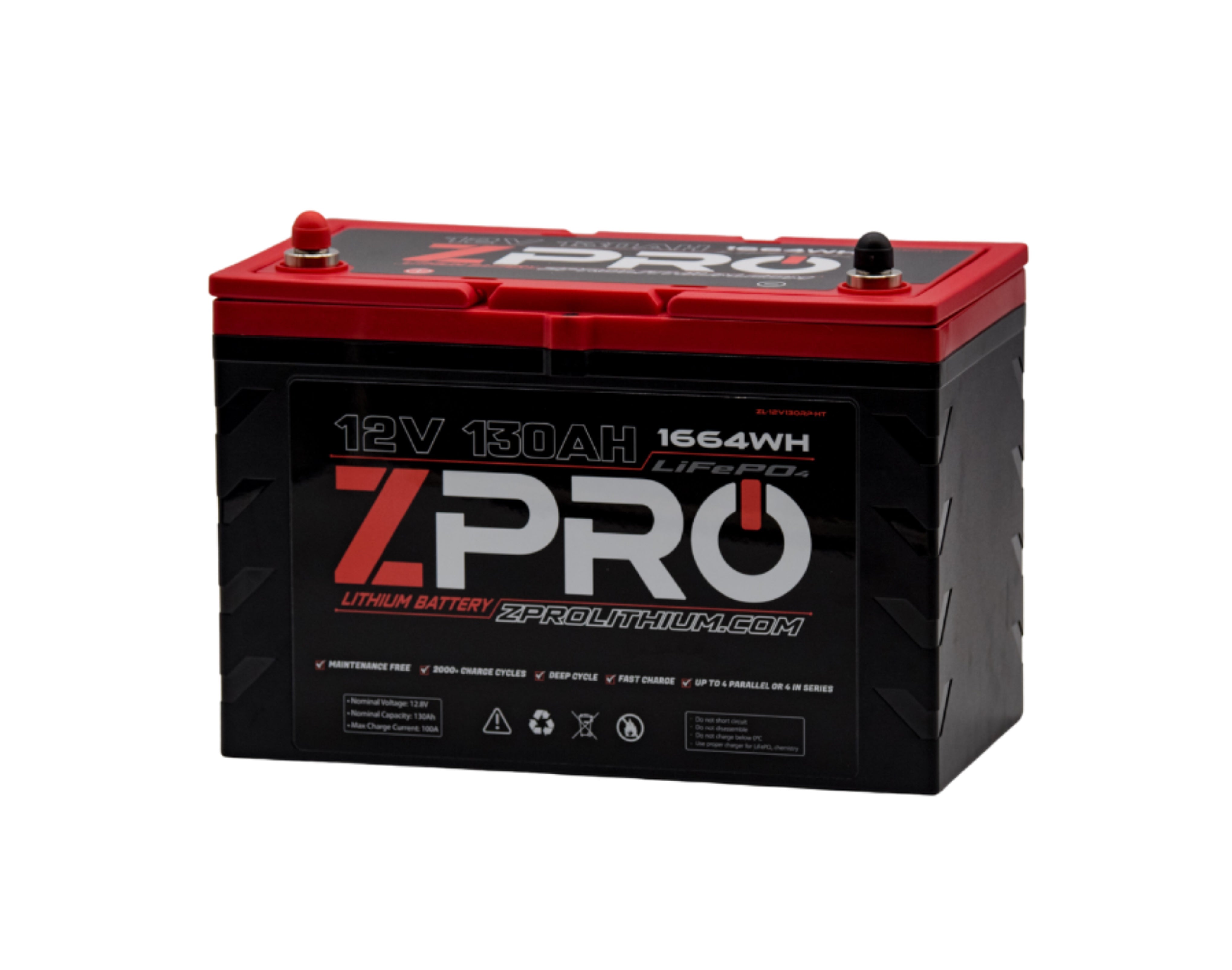 ZPRO 12V130AH DUAL PURPOSE CRANKING/ STARTING BATTERY