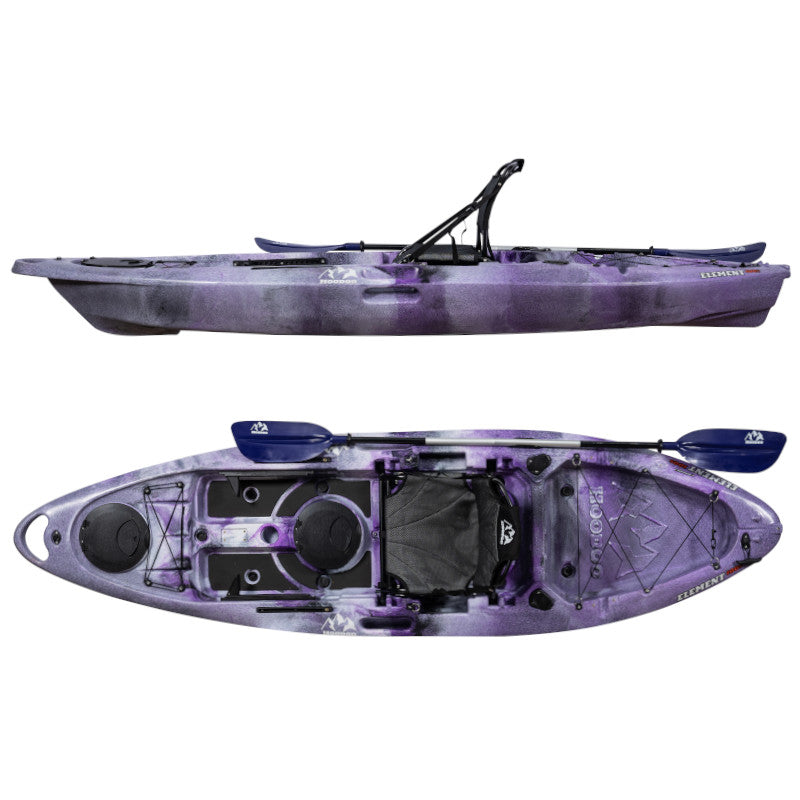 Hoodoo Element 100s Kayak - Sit-On-Top Purple Haze Model