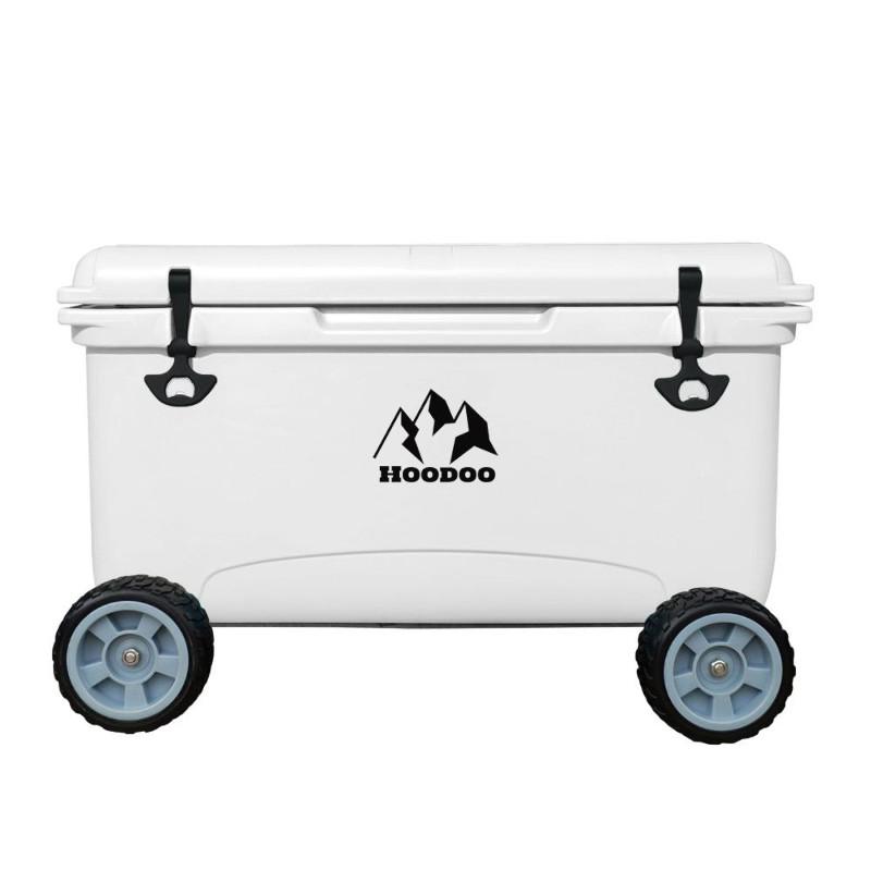 White cooler 2024 on wheels