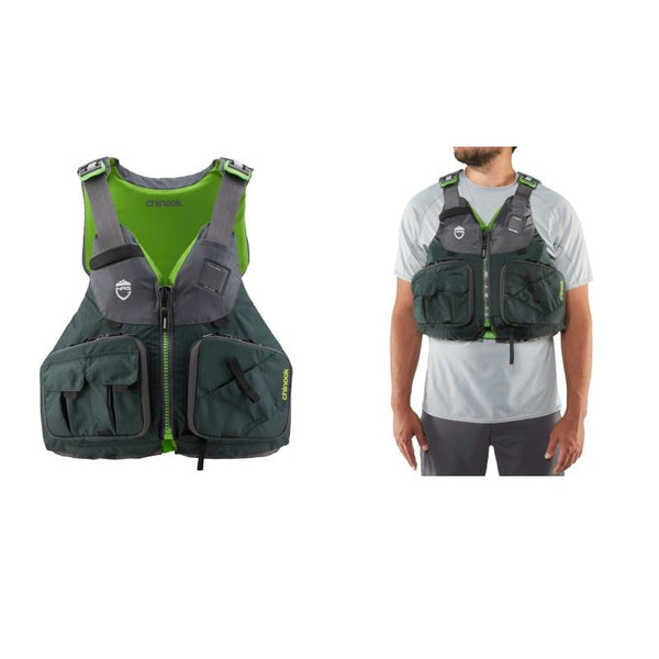 NRS Chinook fishing life jacket PFD high quality